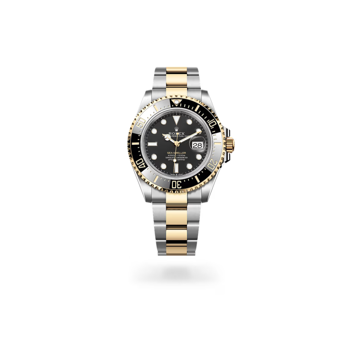 Rolex Sea Dweller Oystersteel Gold & Black