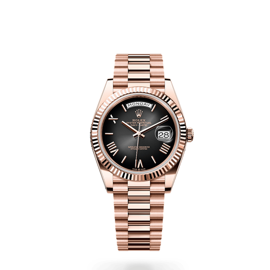 Rolex Day-Date Rose Gold & Black