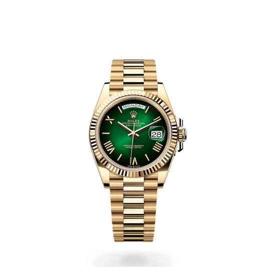 Rolex Day-Date Yellow Gold & Green