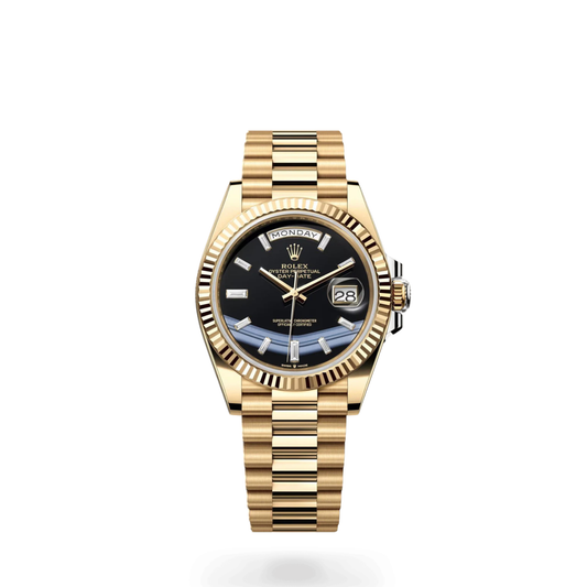 Rolex Day-Date Yellow Gold & Black