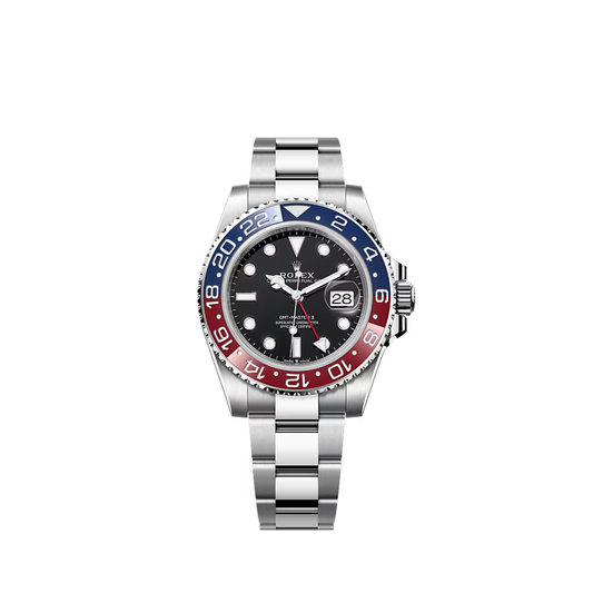 Rolex GMT-Master II "Pepsi" Black Dial Oyster Clip
